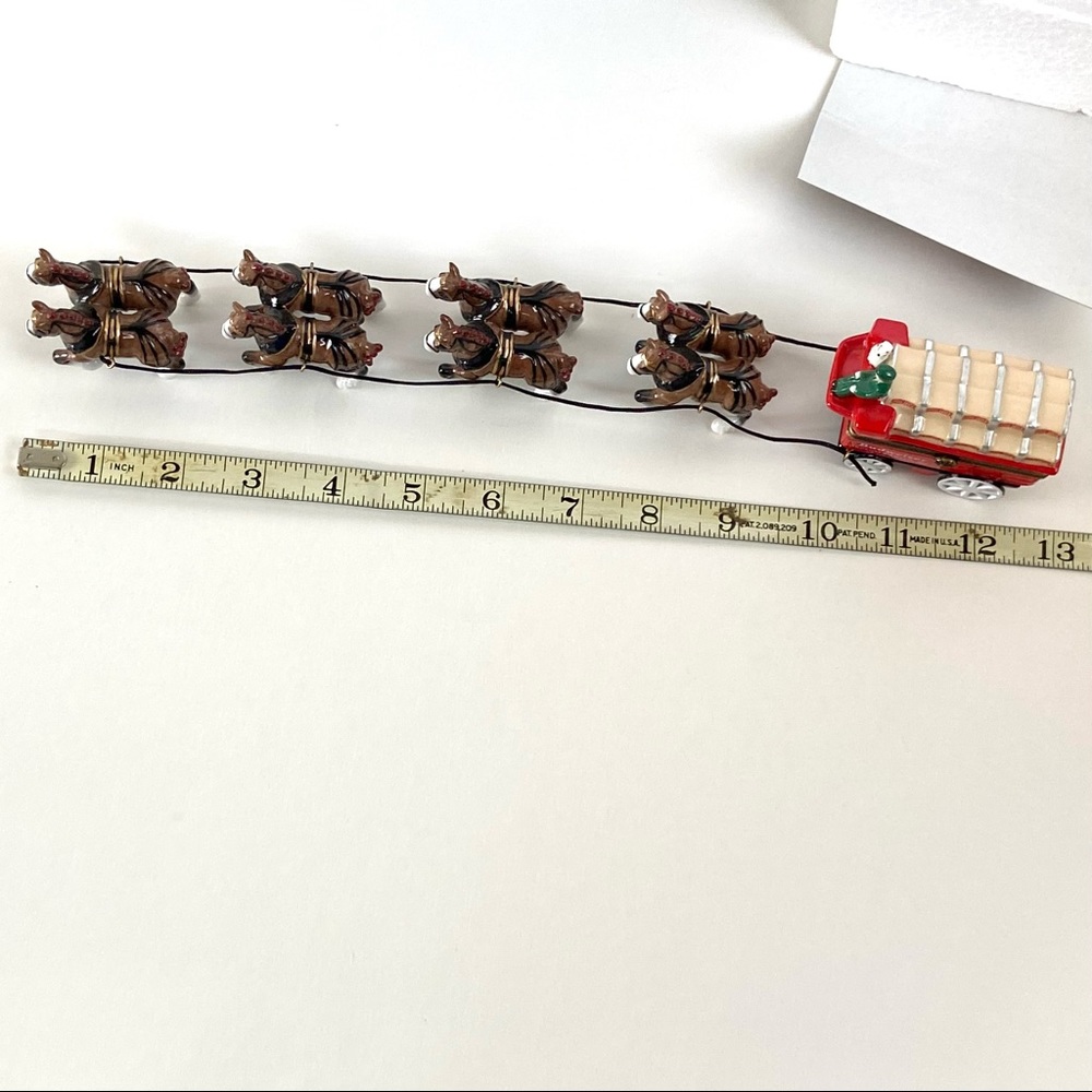✨VERY RARE ✨Vintage Retired Retrospect Collectible Budweiser Clydesdales Wagon - Picture 15 of 16